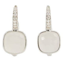 Load image into Gallery viewer, Pomellato Nudo Milky Drop Earrings Milky Quartz Diamond - Luce Jewelry
