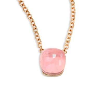 Pomellato Nudo Pendant Rose Quartz - Luce Jewelry