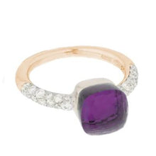 Load image into Gallery viewer, Pomellato Nudo Petit Ring Amethyst Diamond - Luce Jewelry
