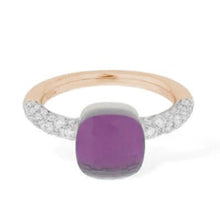 Load image into Gallery viewer, Pomellato Nudo Petit Ring Amethyst Diamond - Luce Jewelry
