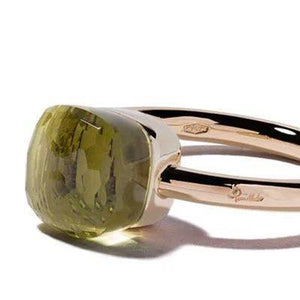 Pomellato Nudo Petit Ring Lemon quartz - Luce Jewelry