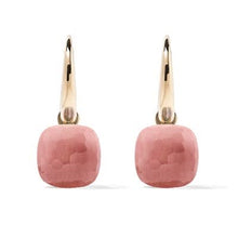 Load image into Gallery viewer, Pomellato Nudo Petit Sway Earrings Rose Quartz - Luce Jewelry
