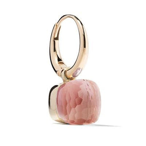 Pomellato Nudo Petit Sway Earrings Rose Quartz - Luce Jewelry