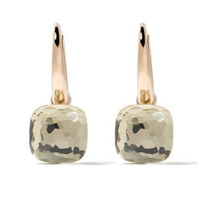 Pomellato Nudo Petit Sway Earrings White Topaz - Luce Jewelry