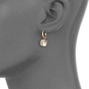 Pomellato Nudo Petit Sway Earrings White Topaz - Luce Jewelry