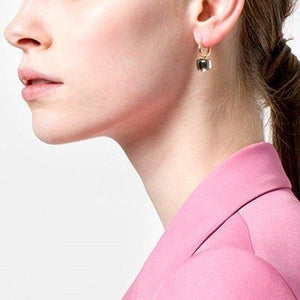 Pomellato Nudo Petit Sway Earrings White Topaz - Luce Jewelry