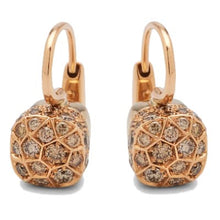 Load image into Gallery viewer, Pomellato Nudo Solitaire Earrings Brown Diamond - Luce Jewelry
