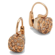 Load image into Gallery viewer, Pomellato Nudo Solitaire Earrings Brown Diamond - Luce Jewelry
