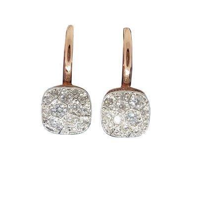 Pomellato Nudo Solitaire Earrings Diamond - Luce Jewelry