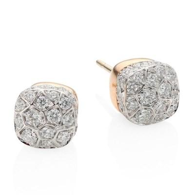 Pomellato Nudo Solitaire Stud Earrings Diamond - Luce Jewelry