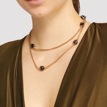 Load image into Gallery viewer, Pomellato Nudo Station Necklace Obsidian - Luce Jewelry
