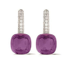 Load image into Gallery viewer, Pomellato Nudo Sway Earrings Amethyst Diamond - Luce Jewelry
