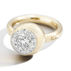 Pomellato Nuvola Ring White Diamond Medium - Luce Jewelry