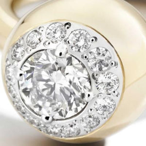 Pomellato Nuvola Ring White Diamond Medium - Luce Jewelry