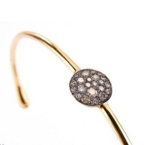 Pomellato Sabbia Bangle Bracelet Brown Diamond - Luce Jewelry