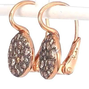 Pomellato Sabbia Earrings Brown Diamond - Luce Jewelry