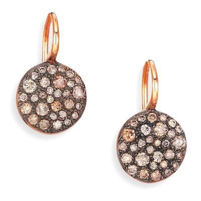 Pomellato Sabbia Earrings Brown Diamond - Luce Jewelry