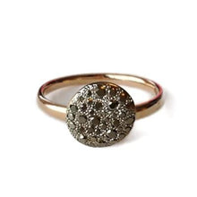 Load image into Gallery viewer, Pomellato Sabbia Ring Rounded Black Diamond S - Luce Jewelry
