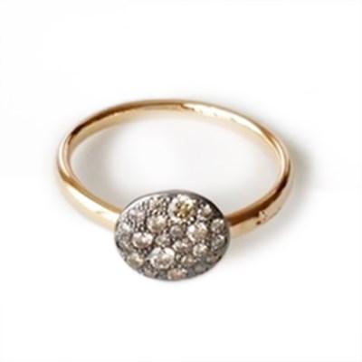 Pomellato Sabbia Ring Rounded Brown Diamond S - Luce Jewelry