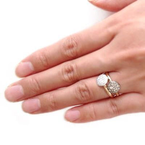 Pomellato Sabbia Ring Rounded Diamond S - Luce Jewelry