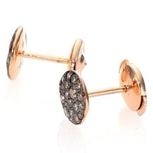 Load image into Gallery viewer, Pomellato Sabbia Stud Earrings Brown Diamond - Luce Jewelry
