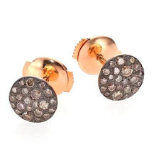 Load image into Gallery viewer, Pomellato Sabbia Stud Earrings Brown Diamond - Luce Jewelry
